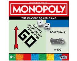 Hasbro bordspel Monopoly Classic - familiespel - educatief speelgoed.
