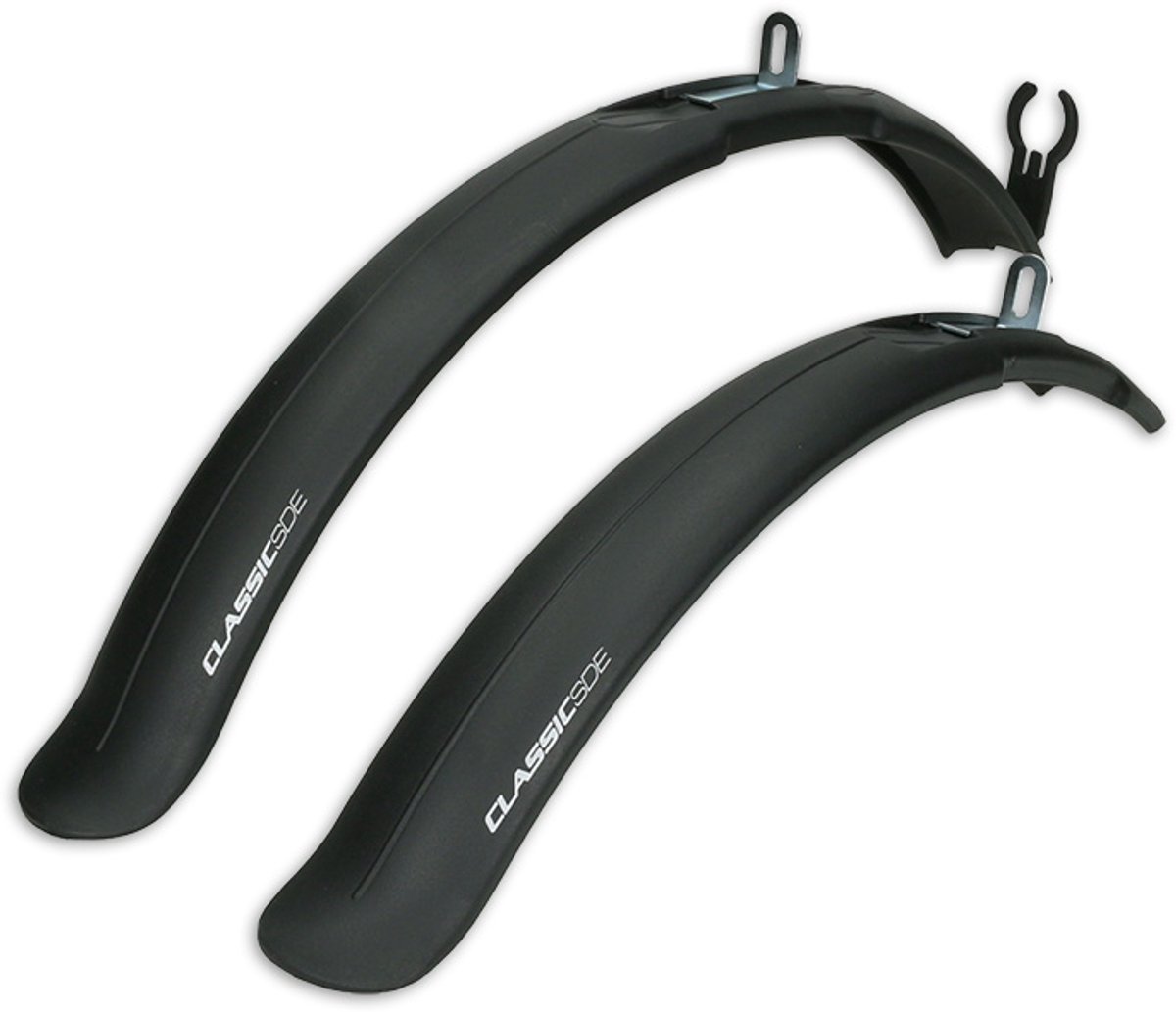 Simpla Spatbordenset Classic 24 - 26 Inch Zwart