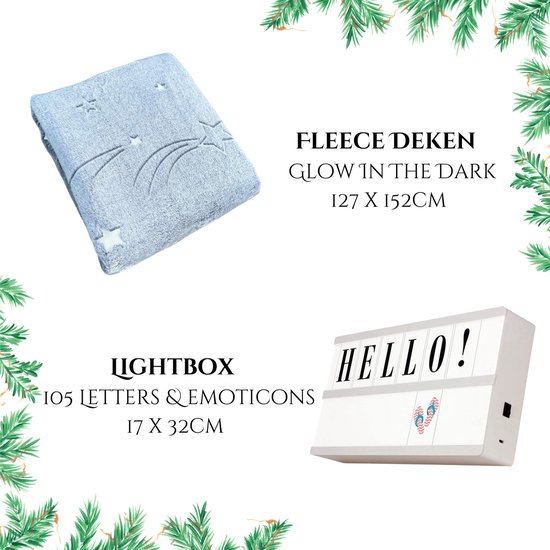 Coffret de Noël M - Comprend des Gadgets et des produits alimentaires d'une valeur de 60 € - Coffret cadeau - Coffret pour fêtes - Boîte - Pour hommes et femmes