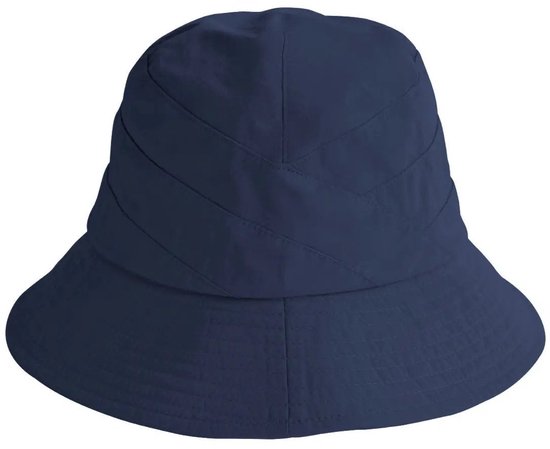 Chapeau bob Ella pour femme, chapeau d'hiver anti-UV, 100 % nylon, House of Ord - Taille : ML : 58 cm - Blauw marine