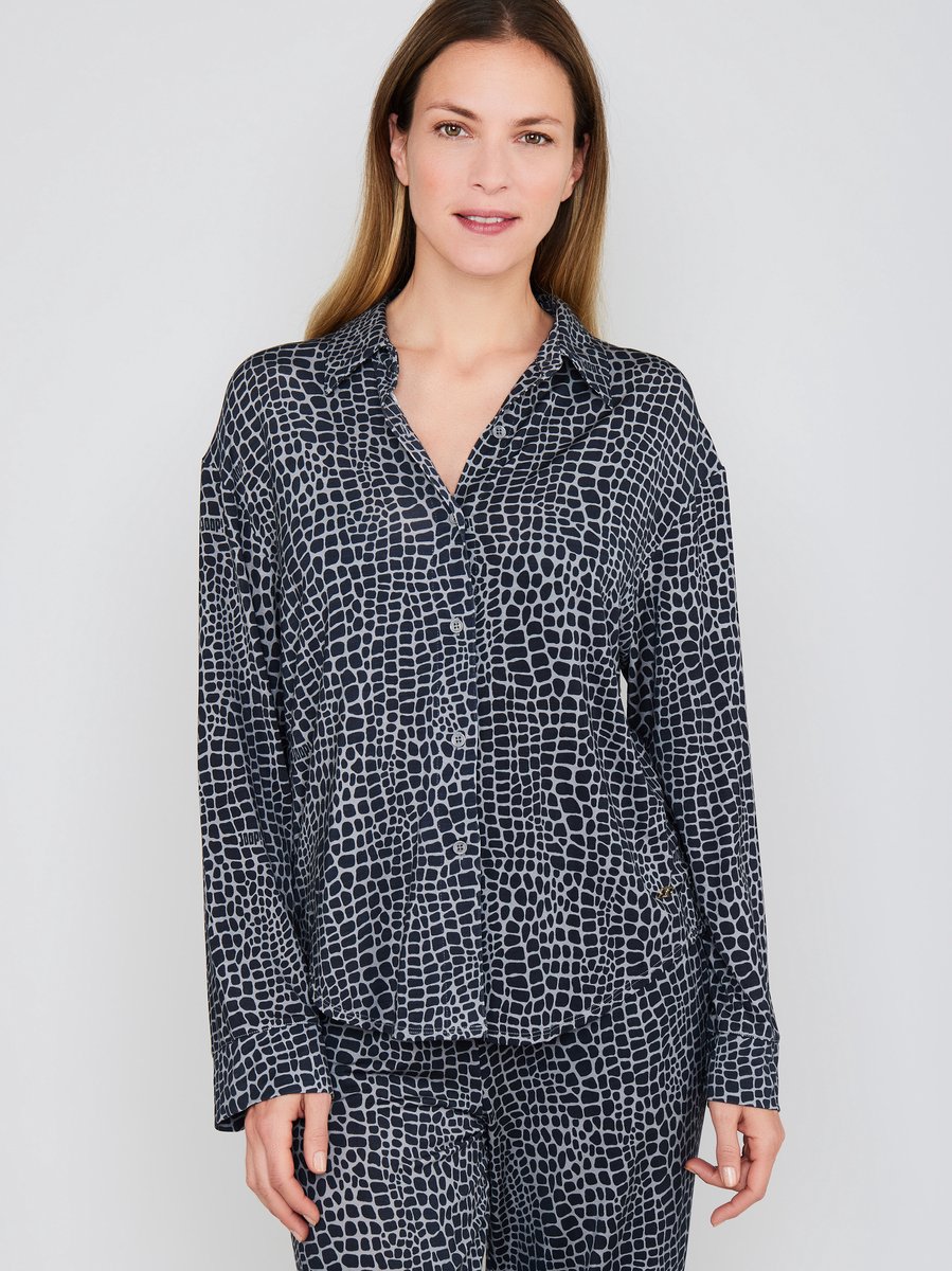 Joop! Pyjamaoberteil Luxe Modal Printed