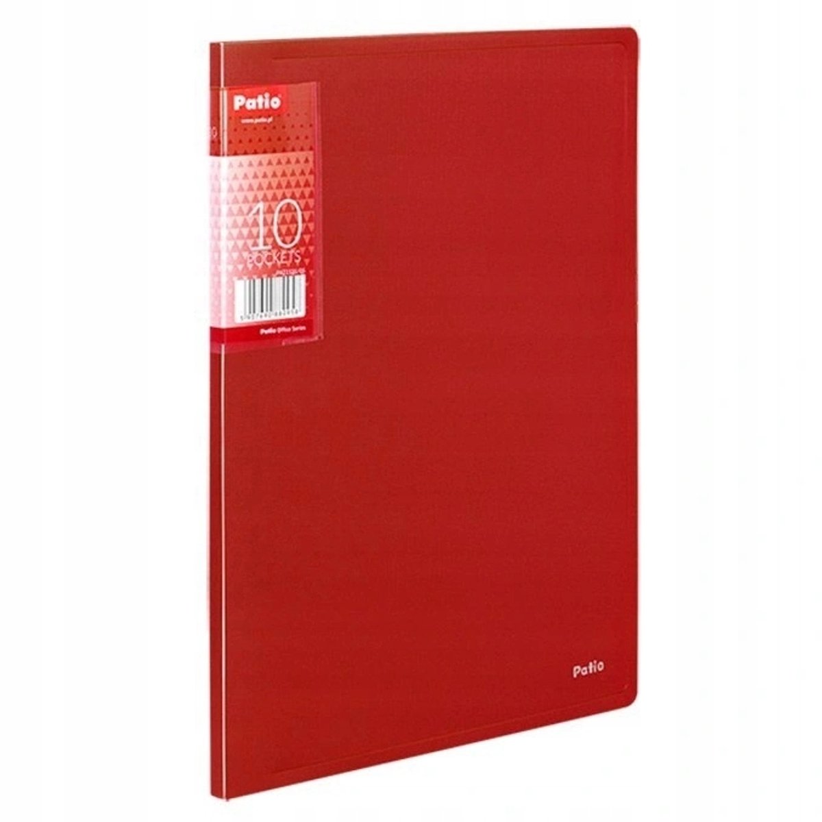 Patio A4 Map met 10 Hoesjes - Rood