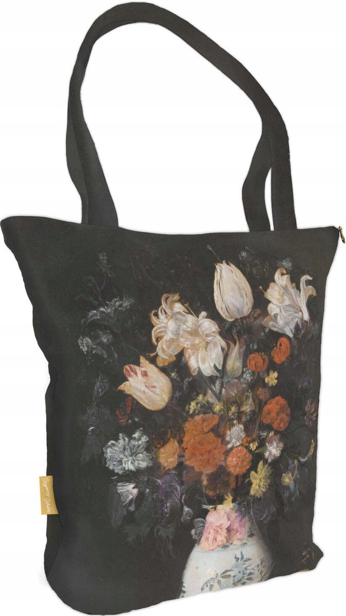 Judith Leyster Bloemen Shopper Tas - Kunst in je schouder