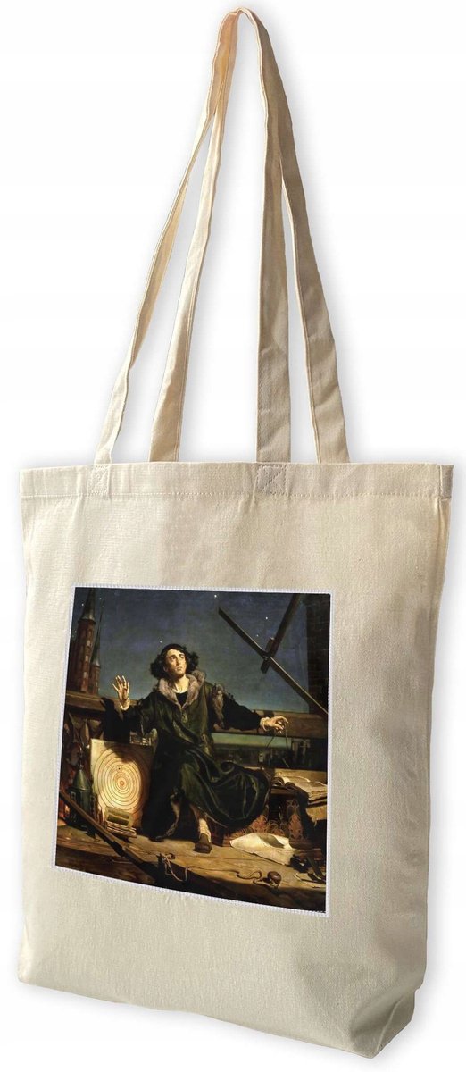 Shopper Tas met Jan Matejko Astronom Print - Duurzaam & Stijlvol