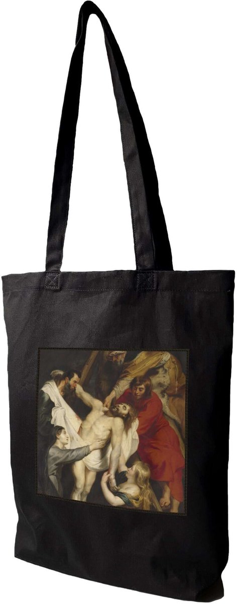 Shopper Tas met Rubens 'Kruisiging' Print - Katoen