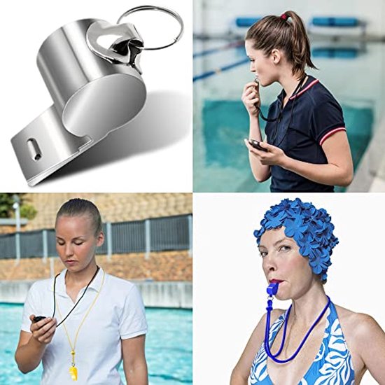 20 Stuks Voordelige plastic fluitjes blauw | Fun en Feest