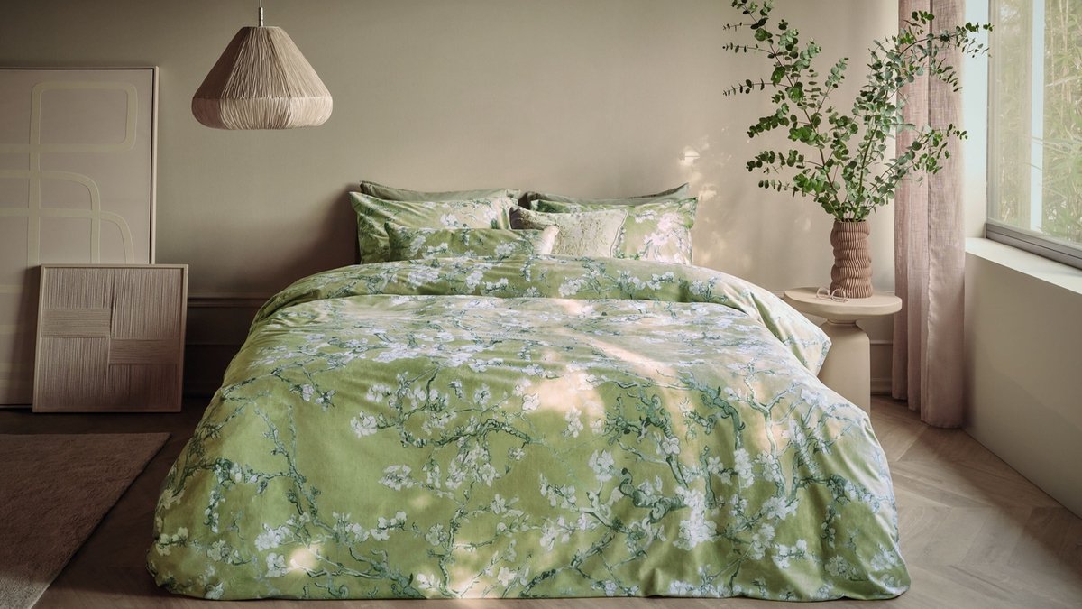 Beddinghouse x Van Gogh Museum Fleur de Velours dekbedovertrek - Lits-Jumeaux - 240 x 200/220 cm - Goud