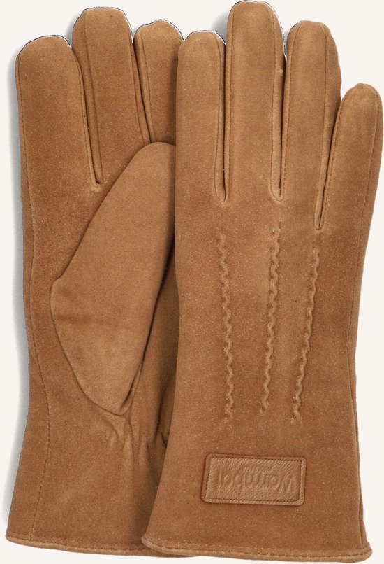 Gants Femme Warmbat Chèvre Daim - Cognac - Taille L