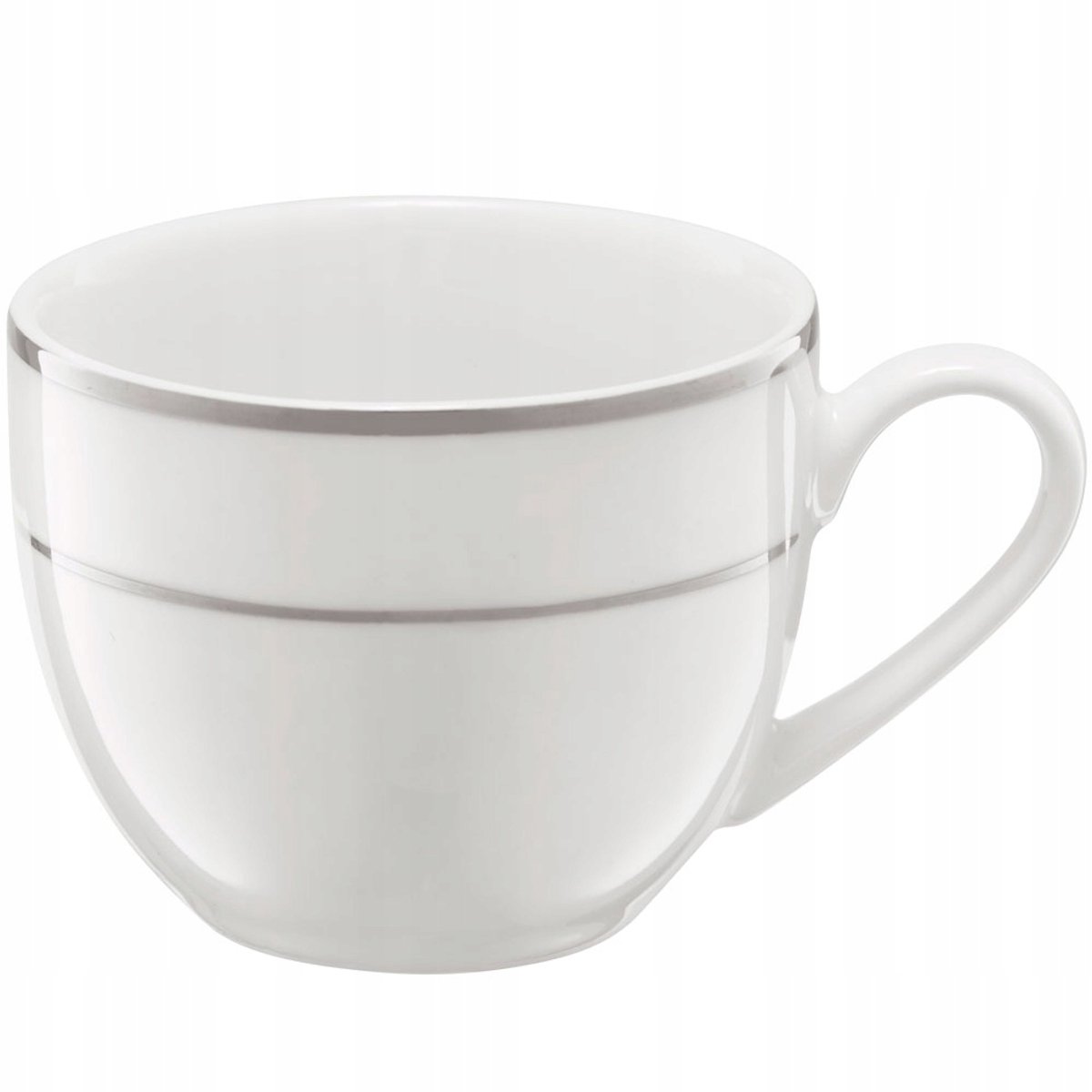 Ambitie Aura Zilver Porseleinen Kopje 90ml voor Espresso