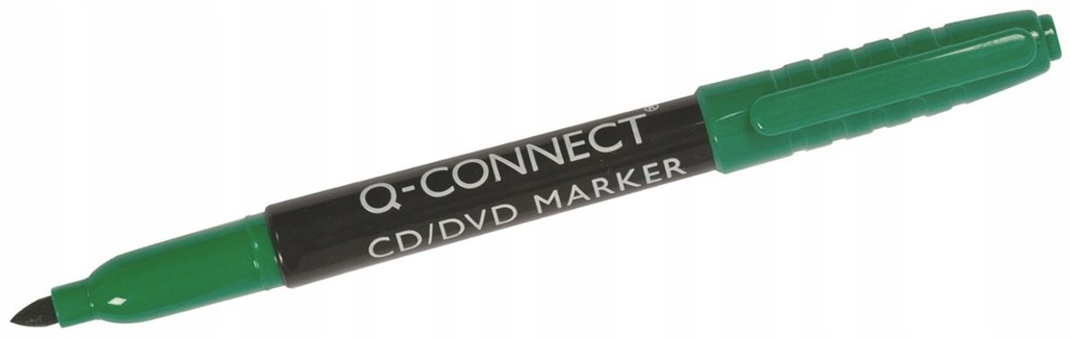 Q-CONNECT CD/DVD-marker - Groen, 1 mm lengte