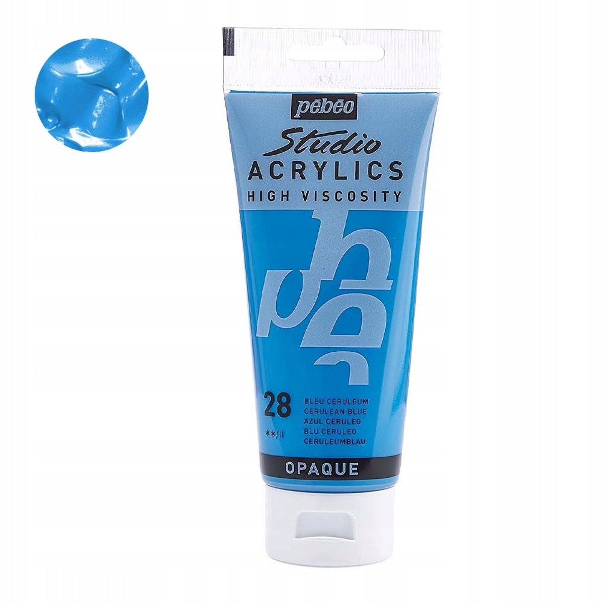 Pebeo Studio Acrylverf 100ml - 28 Cerulean Blauw