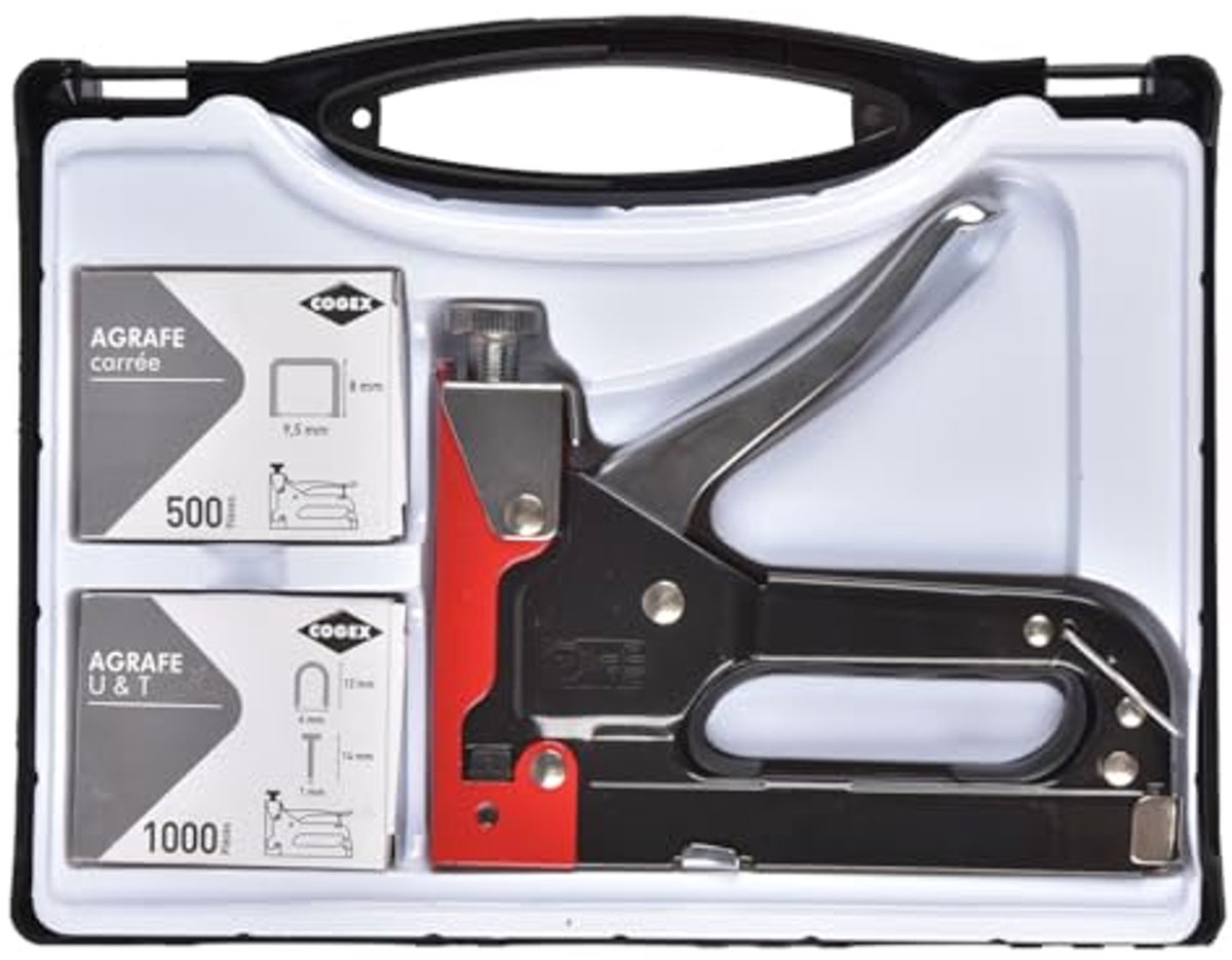 Metalen Nagelpistool met Koffer - Perfect voor Klussen en DIY-projecten