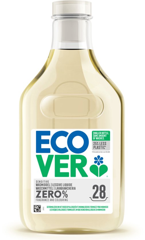 Ecover Vloeibaar Wasmiddel Zero 28 Wasbeurten - 1 liter