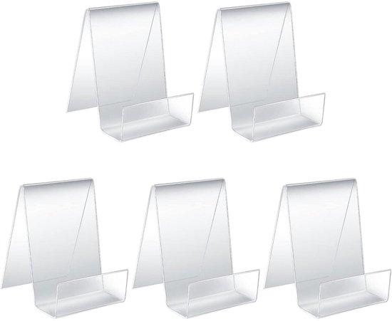 Étagère EXCITAT - Étagère en acrylique - Facile à utiliser - Pour exposer photos et livres - Lot de 5