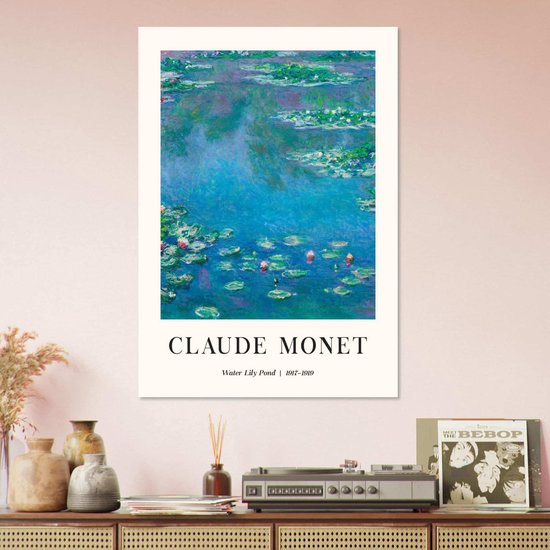 Affiche Claude Monet - Le Lily aux Water 50x70 cm - Décoration Salon - Décoration Chambre - Décoration - Décoration murale - Décoration murale Salon - Décoration murale Chambre - Décoration murale - Décoration murale Salon - Décoration murale Chambre