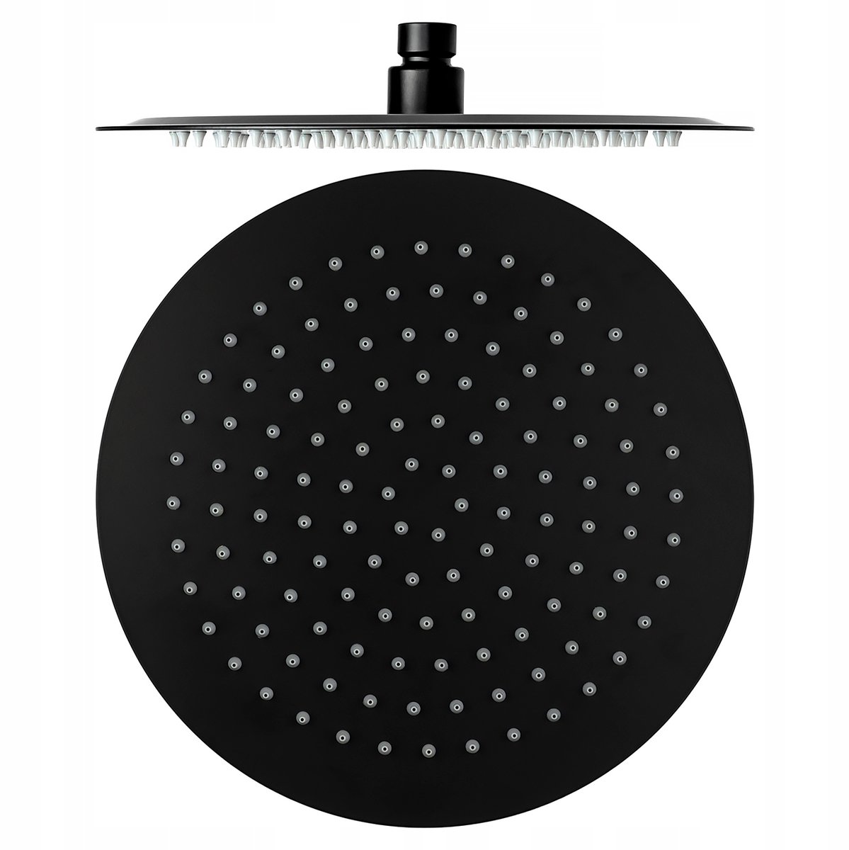 Zwarte Regenhoofddouche 25cm Mat - Sannit DN2251