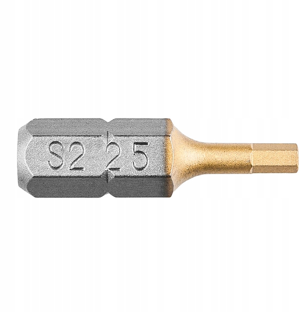 2x HEX 2.5 x 25 mm Bitjes - Duurzame S2 Staal