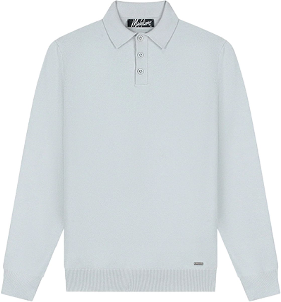 Malelions Knitted Long Sleeve Polo