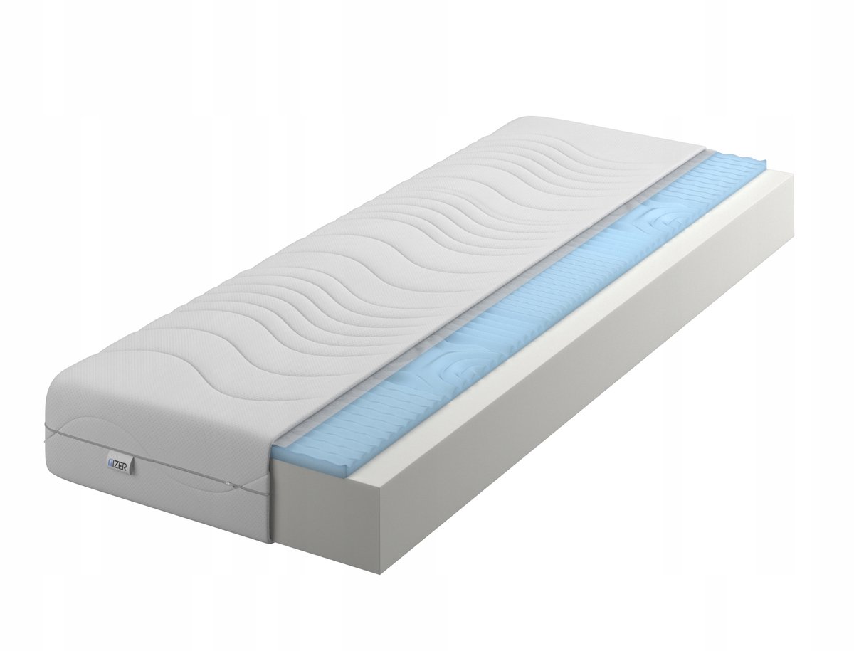 Izer Schuimmatras 150x200cm, 16cm dik, H3/4, 7-zone massage schuim