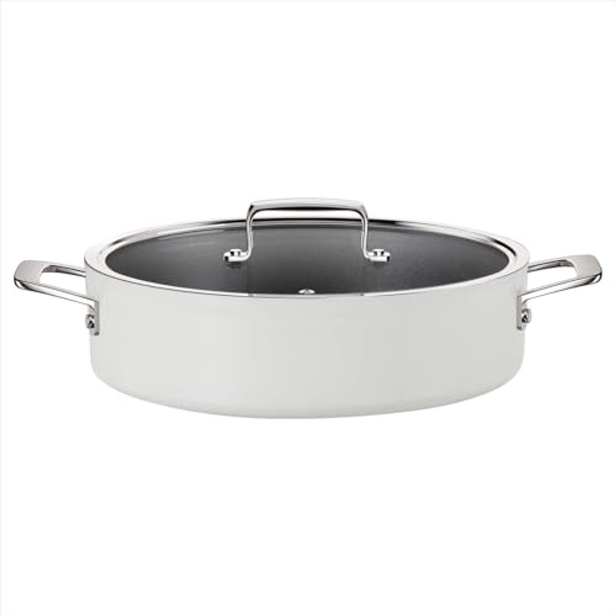 BLAZANT Stewpan, 28 cm, Induction, Stewpan with Lid, 5 L, Non-Stick Coating, Suitable for All Heat Sources, Oven Safe, High Rim