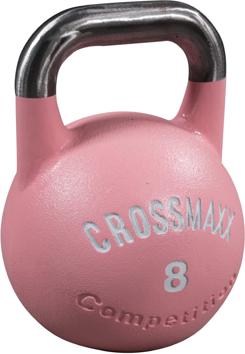 Crossmaxx competition kettlebell l 8 kg l pink