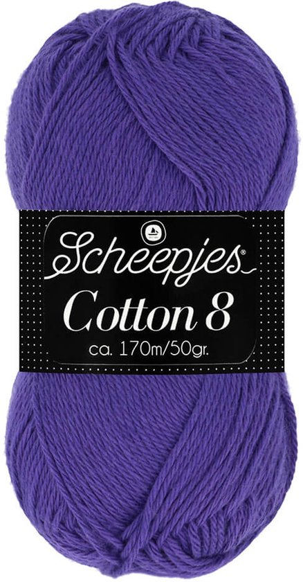 Scheepjes Cotton 8 50g - 661 Paars