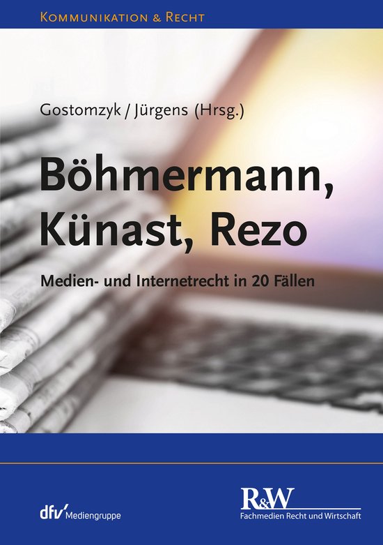 Kommunikation & Recht - Böhmermann, Künast, Rezo - cover