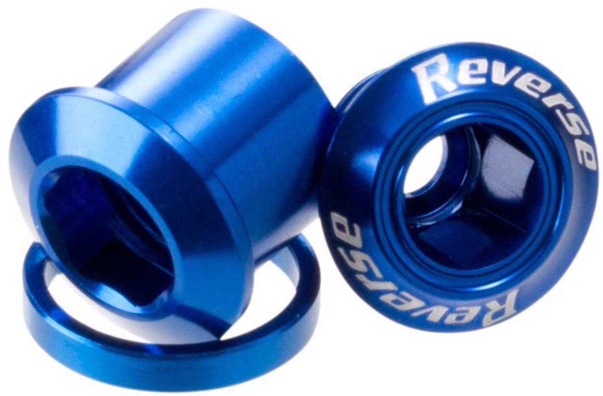 Reverse Chainring Bolt Set dark blue
