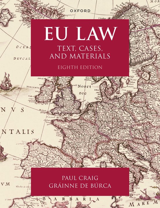 Text, Cases, and Materials- EU Law - cover