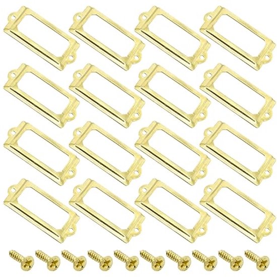 32 stuks etikettenhouders, 6 x 10 cm, waterdicht, etikettenvenster, zelfklevend, visitekaarthoezen, lijm, zichthoezen voor kantoor, thuis, school, organiseren, sorteren