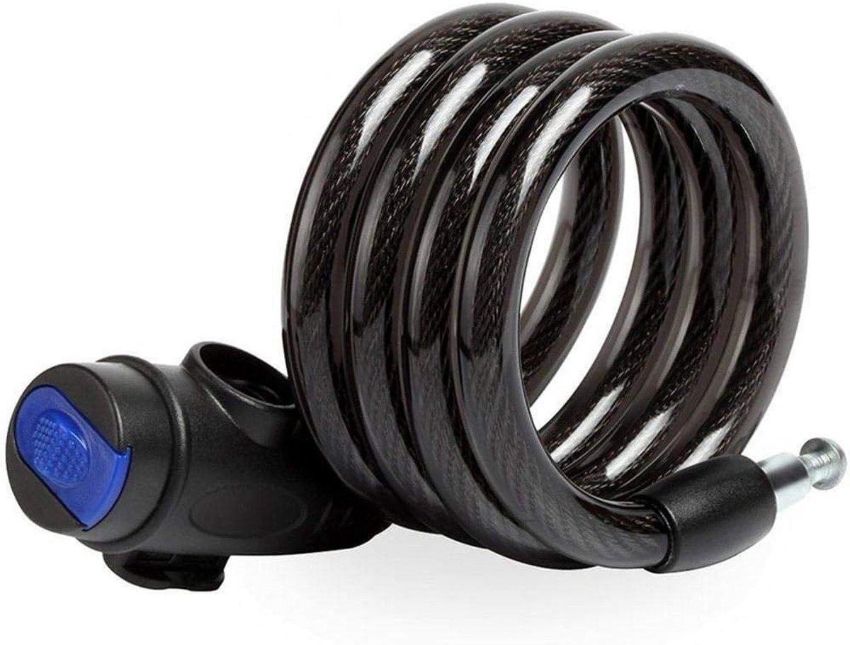 Kettingslot-Fietsslot Hangslot-Universele Fiets Diefstalbewaking Ketting Fietsaccessoires met Sleutel en Staaldraadring voor Motorfiets en Fietsbeveiliging
