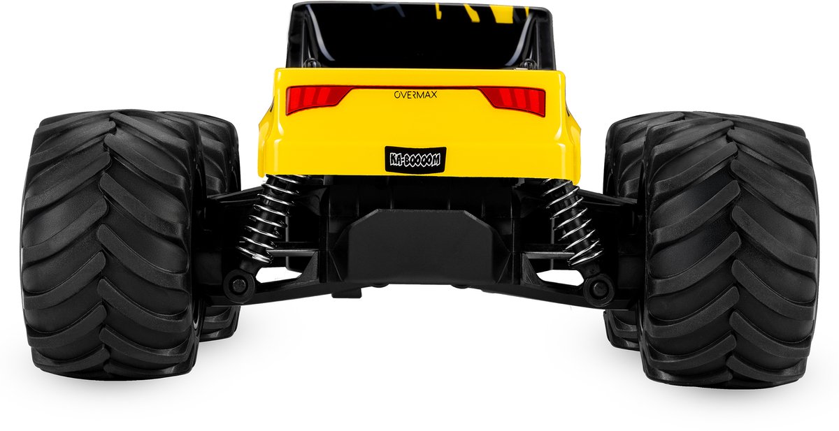 Overmax X-Jolt RC Auto – 20 km/u – Achterwielaandrijving, 2 Accu’s tot 30 min Rijtijd, Vering, Stootbumper, Offroad Banden, Plooibare Snelheidsregeling, Ergonomische Afstandsbediening – Racewagen voor Kinderen & Volwassenen - Bestuurbare Auto — afbeelding 10