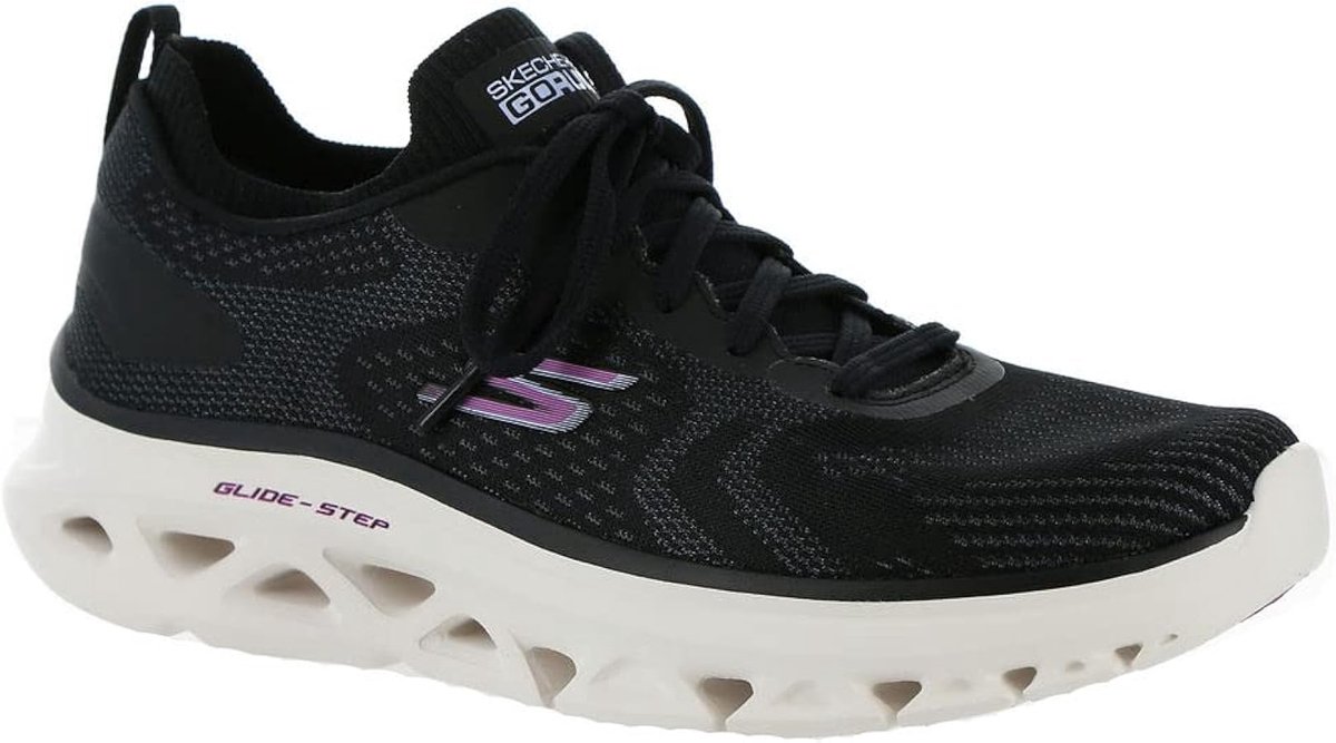Skechers Dames Hardloopschoenen Glide-Step Flex Zwart 39 - Comfortabele Sport Sneakers