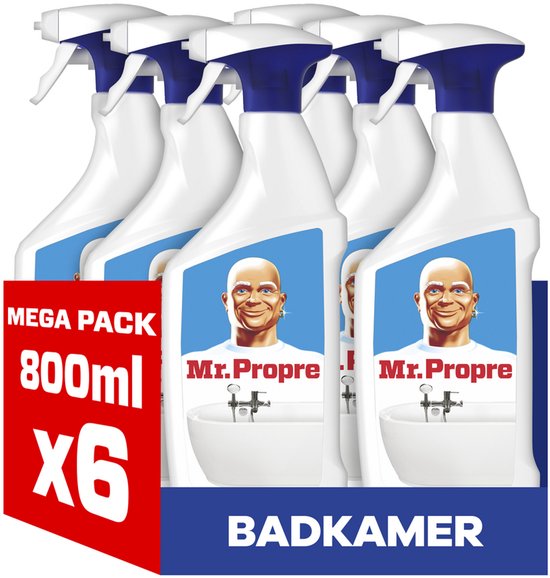 Mr. Propre Badkamerreiniger Spray - Witte Bloesem - 6x800ml