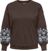 ONLY CARMAKOMA - CARBROOKE L/S O-NECK PRINT SWT JRS NOOS Dames Trui