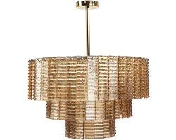 Toolight App1677-8Cp Hanglamp - Goud, Bruin - 62X62X67Cm