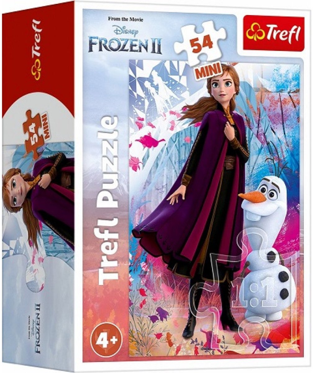 Frozen II Mini Puzzel Anna & Olaf - 54 Elementen