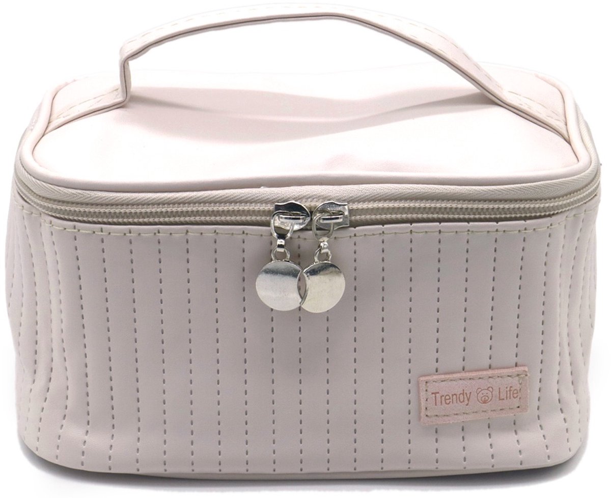 R-D2.1 BAG1015-002-4 Make Up Bag 20x12x10cm Beige