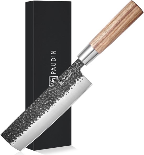 PAUDIN HB7 Nakiri Mes - 17,5 cm - Japans mes - Groentemes - Keukenmes
