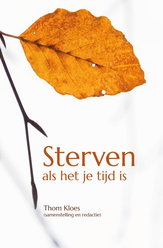 Sterven als het je tijd is - cover