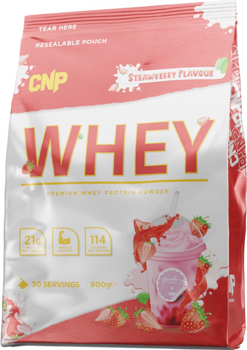 CNP Whey (900g) Strawberry - Eiwitten - Eiwit Mix