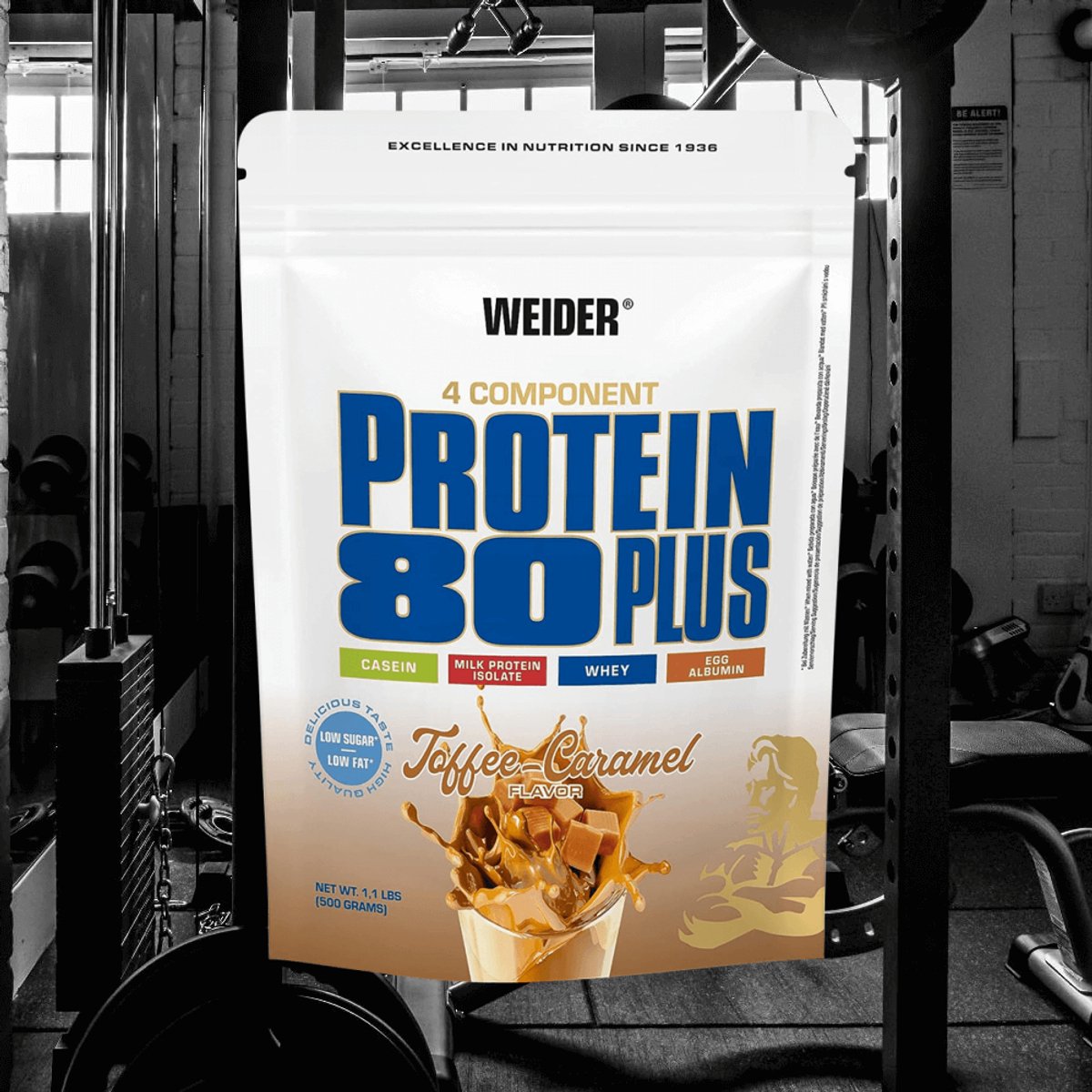 Weider Protein 80 Plus (500g) Toffee-Caramel - Eiwitten - Eiwit Mix