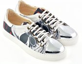 GOBY - Skull - Baskets pour femmes - Chaussures pour femmes - Haute qualité - Fait main - Imprimé filles - Taille 38