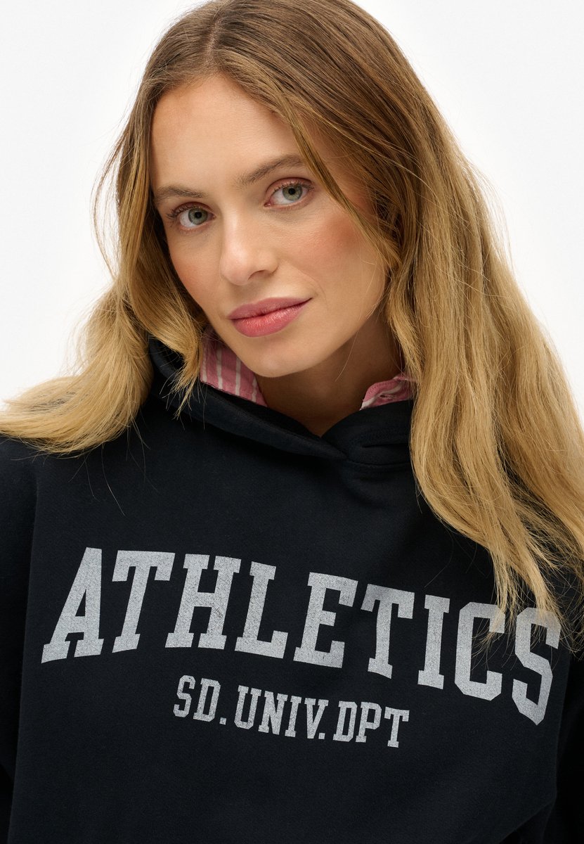 Superdry Athletic Essentials Hoodie Dames Blauw