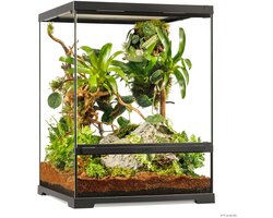 Exo Terra EX Pro terrarium Zwart | 30 x 30 x 30CM