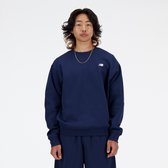 New Balance Sport Essentials Fleece Crew Heren Trui - NAVY