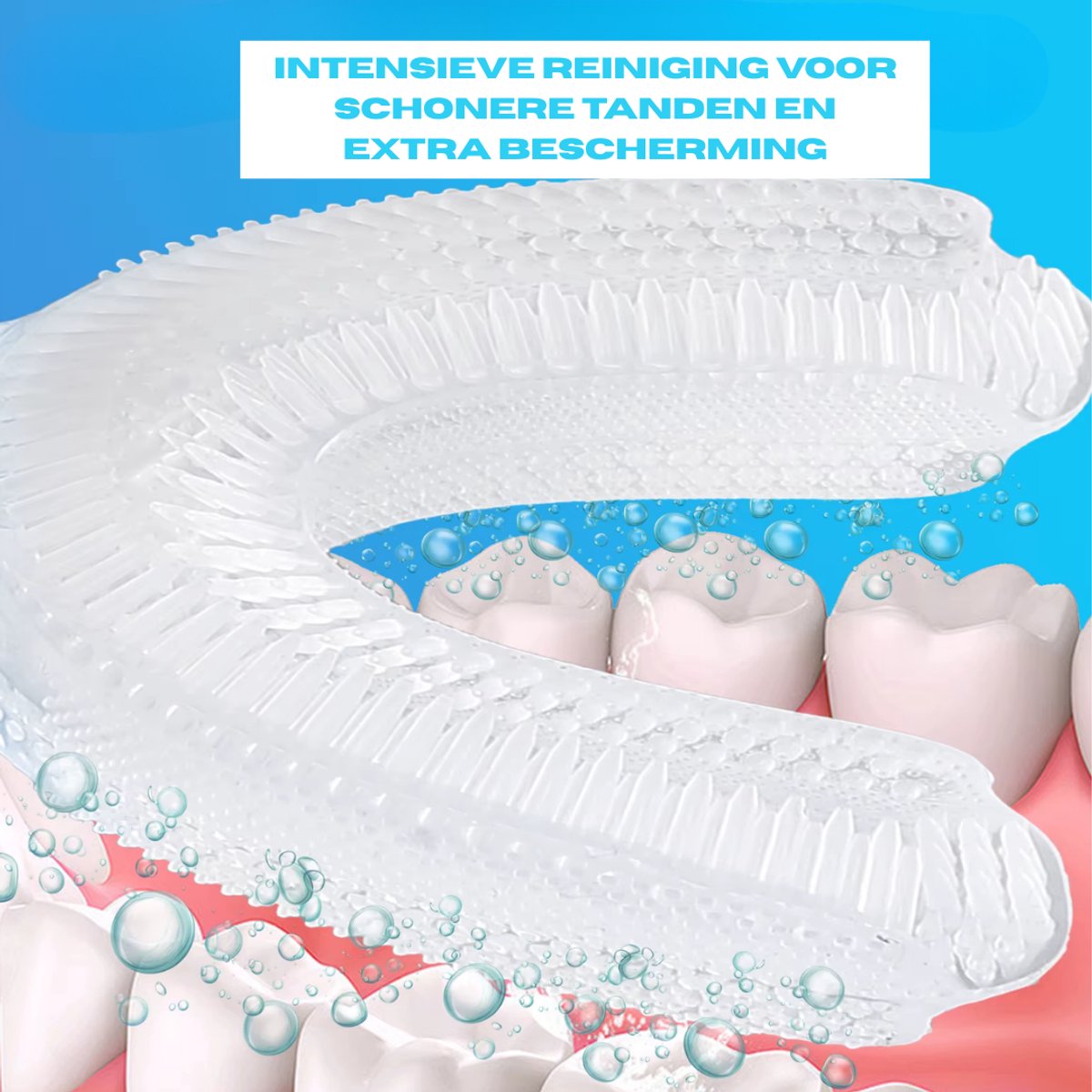 Twinsbrush Smart Brush - 3in1 Elektrische Tandenborstel - U-Vormige Tandenborstel - Smart brush Tanden - Smart Brush - Tandenborstels - Tanden bleker - 4 standen - Zwart - Draadloos — afbeelding 4