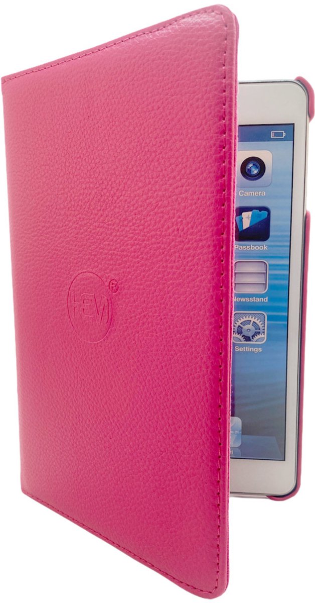 HEM Roze Hoes Geschikt Voor Apple iPad 2, 3 En 4 (9.7 Inch) – 360° Draaibare Bookcase – Beschermende iPad Cover