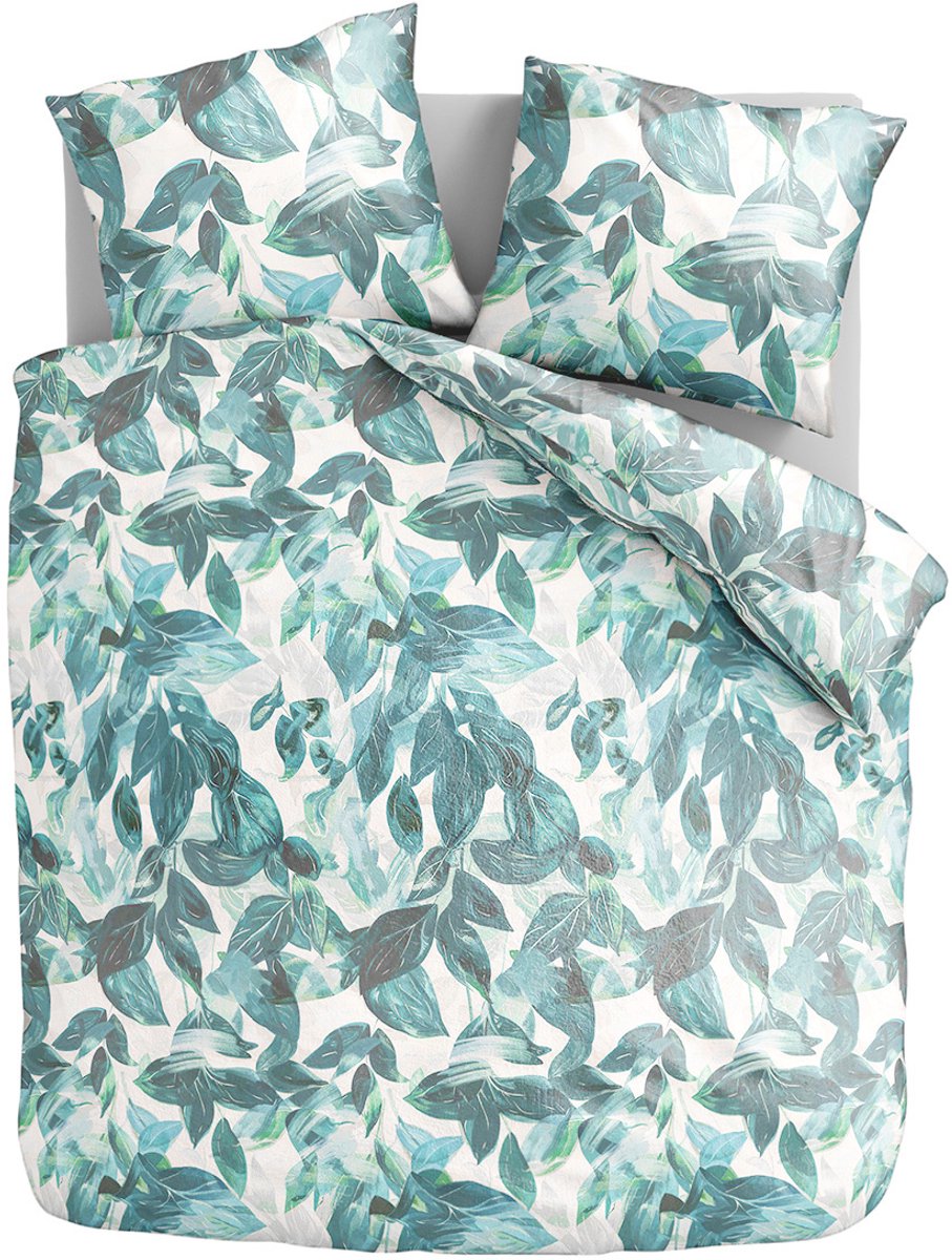 Zydante Dekbedovertrek Set 200x220 cm - Dekbedhoes met 2 Kussenslopen - Stylish Green