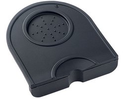 EXCITAT Koffietamper - Koffiemat - Vaste mat - Antislip - Geschikt voor keuken, bar, café - Zwart